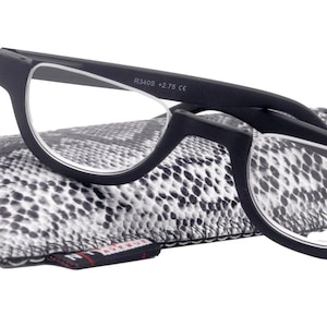 Half Moon, Woman Reading Glasses Lower nose , Reader +1.25 to +4 Magnifying, Frame, NY Fifth Avenue