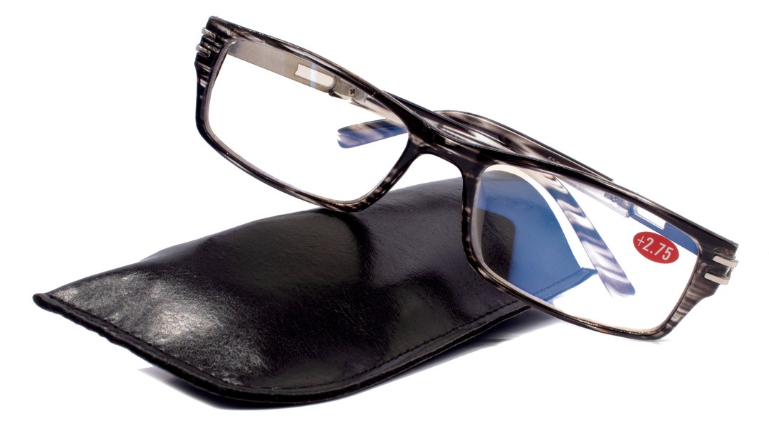 The Hudson, blue Light Glasses AR Coating anti Glare black Stripes