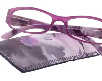 Coach HC6013 Purple Striped Rectangle Eyeglasses Frames 54  display picture 1