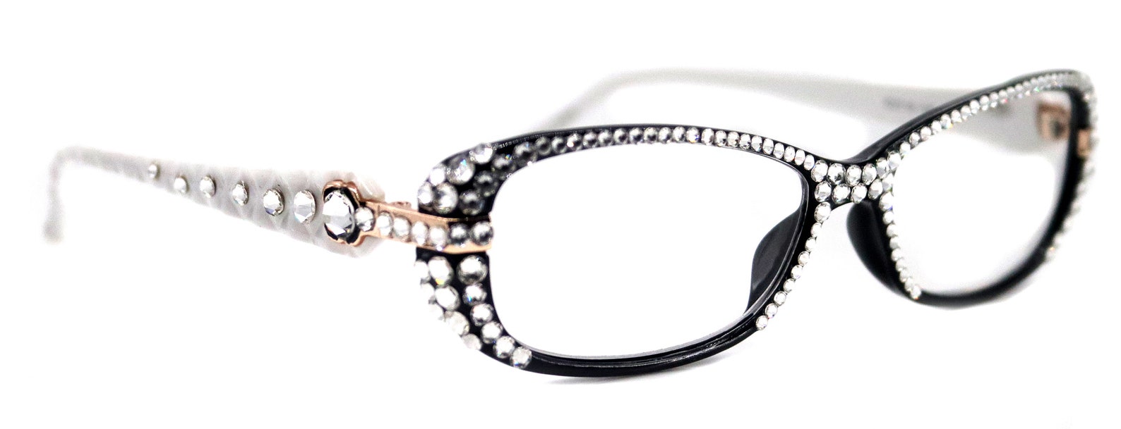women's reading glasses with bling