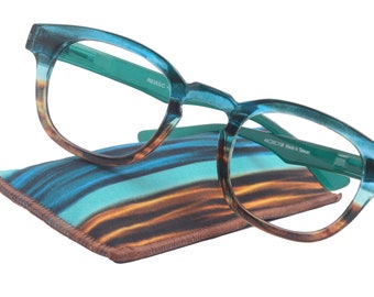 Occhiali Da Lettura Senza Montatura Anti-Luce Blu - Design Diamantato, Leggeri E Anti-Fatica - Foto 4