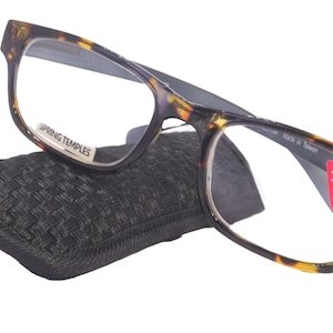 Jade, Premium Reading Glasses High End Reading Glass +1.25 to +6.00 magnifying glasses, Square, Gray optical Frames