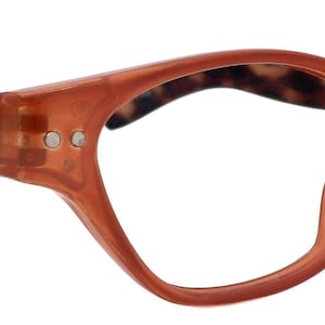 Roselle, Premium Reading Glasses, High-End Readers +1.25 + 5.00 Magnifying, Cat Eye optical Frame, Orange, by NY Fifth Avenue