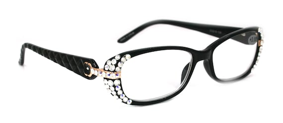 Glamour Quilted bling Women Reading Glasses Adorned W - Etsy