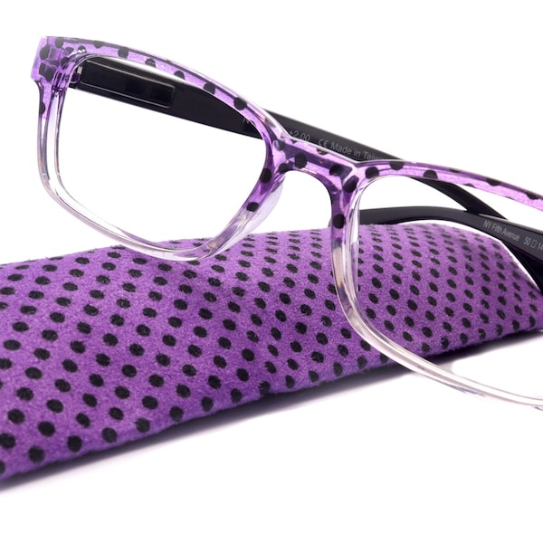 Polka Dot Glasses Etsy