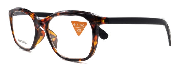 Venus Gafas de Lectura Premium Lectores de Alta Gama 1.25.4 Lupas Rectangulares. Montura optica marron tortuga NY Fifth Avenue Etsy Mexico