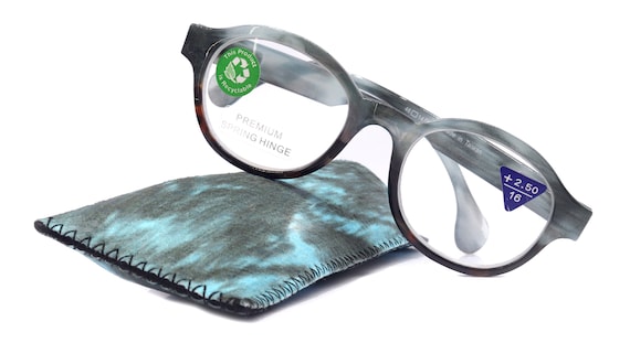 The ALCHEMIST, premium Reading Glasses, Round Frame 1.25 .. 3