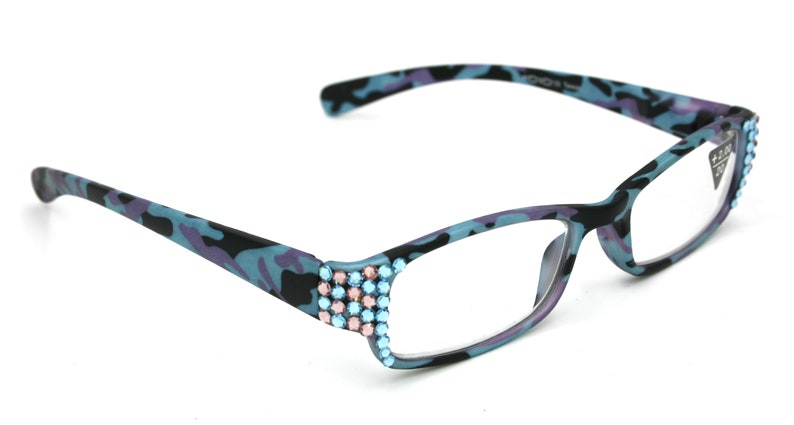 women's reading glasses with bling