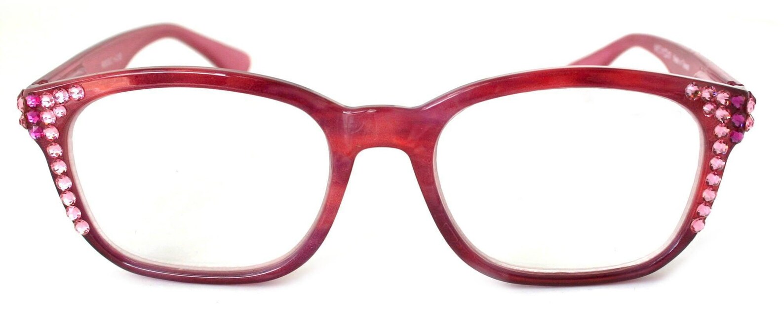 Coral bling Reading Glasses for Women W rose Light Rose Etsy