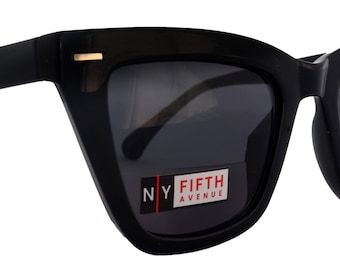 Hades, High-End Line Bifocal (Clear On Top) Readers Sunglasses, Bifocal Sunglasses (Black) NY Fifth Avenue