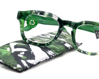 Warby Parker Eyeglasses Shea M 728 Peacock Green Cat Eye  display picture 3