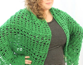 Patron de châle au crochet : Foulard d'été en dentelle Patron au crochet PDF