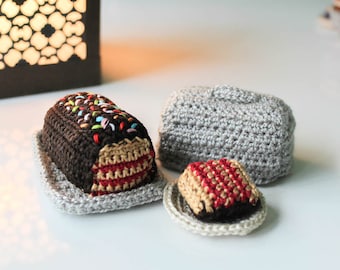 Modèle de miche de pain au crochet : ensemble d'aliments Amigurumi (fichier PDF)