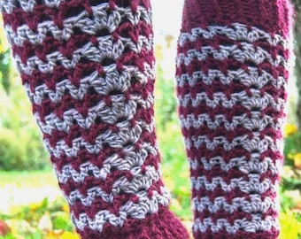 Jambières au crochet - Téléchargement immédiat du fichier PDF