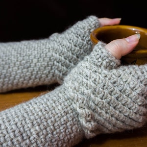 Crochet Fingerless Gloves Pattern