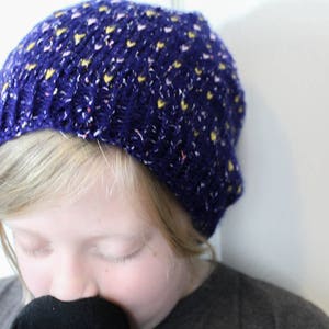 Fair Isle Hat Knitting Pattern Sizes Child Teen and Adult, Knit Hat Pattern, Knitted Hat, Knit Beanie, Fair Isle Beanie, Slouchy Beanie Hat