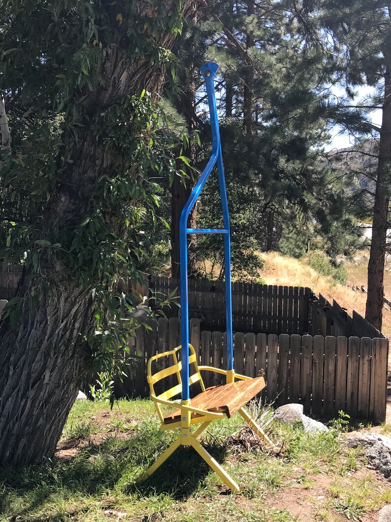 1950's Double Ski Chair Lift Swing or Bench. Free Shipping Etsy