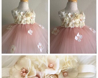 rose gold dress for kids