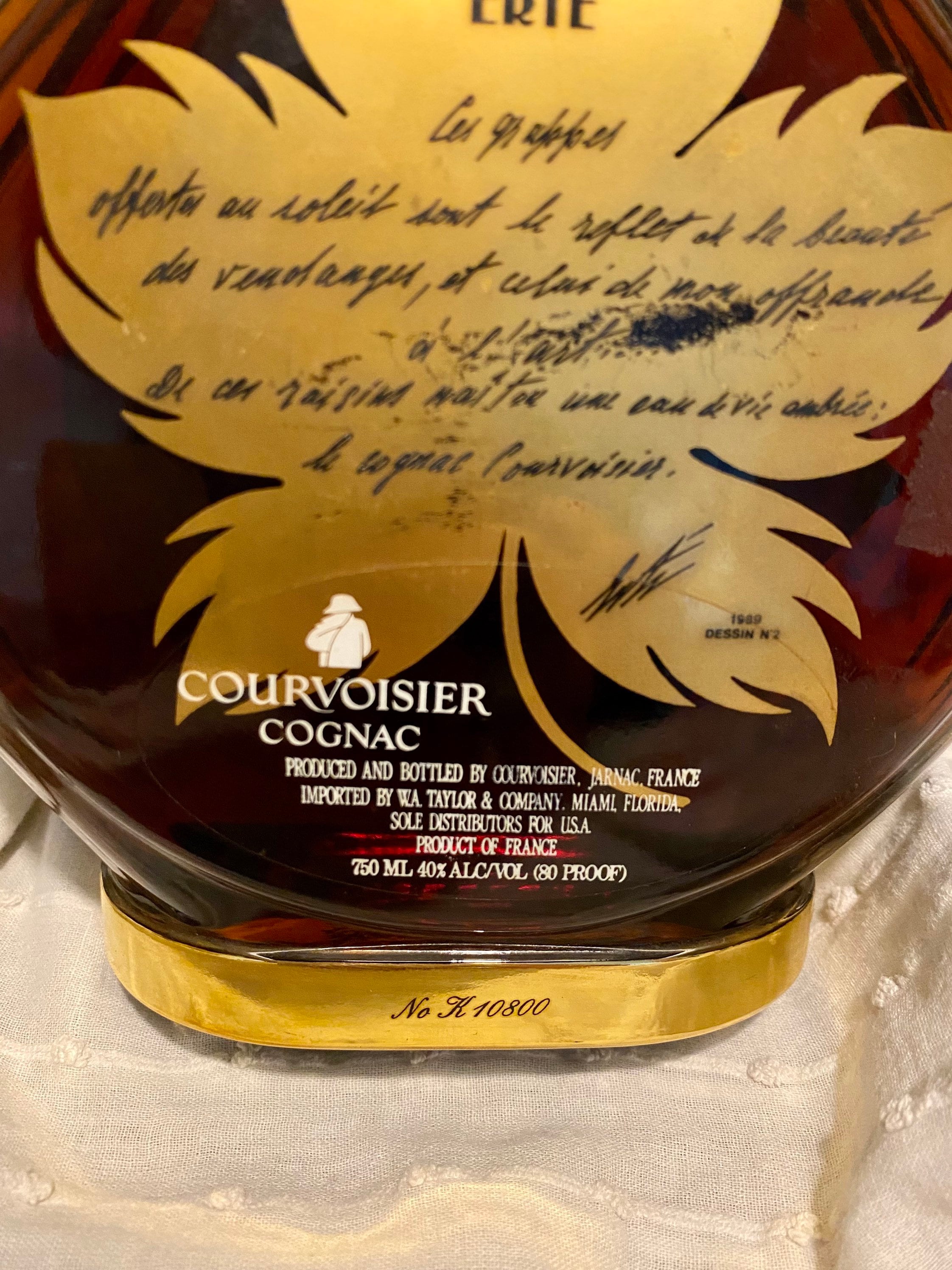 Courvoisier ERTE Collection Cognac No. 2, Vendanges - Etsy