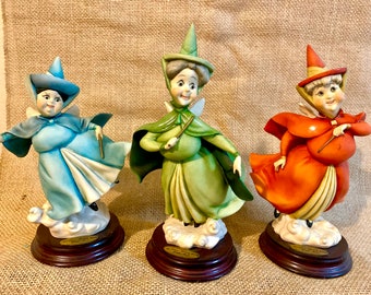 Giuseppe Armani “Sleeping Beauty Fairies” Set of 3