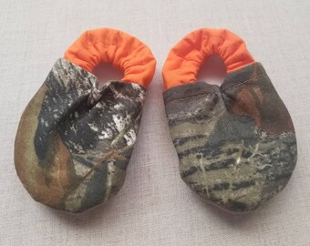 Boy Camouflage Crib Shoes 0-6 month size