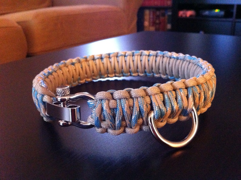 Custom Paracord Dog Collars by LEVERAGE550 Etsy