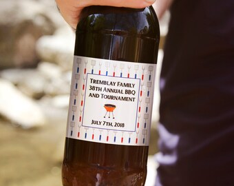 Custom Beer Labels for Family Reunions, Showers, Weddings and Tailgating
