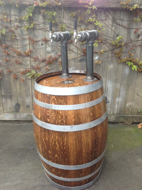 Items similar to Wine Barrel Kegerator. on Etsy
