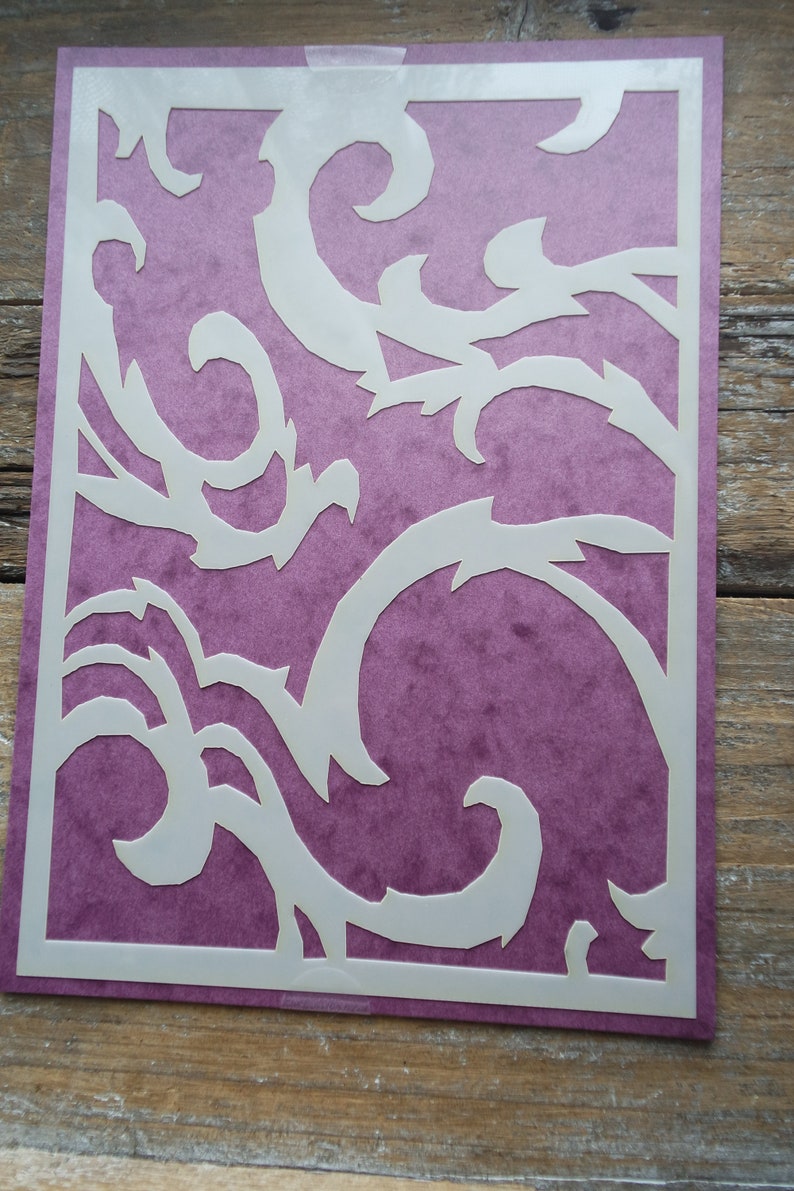 A5 Flourish Stencilmask