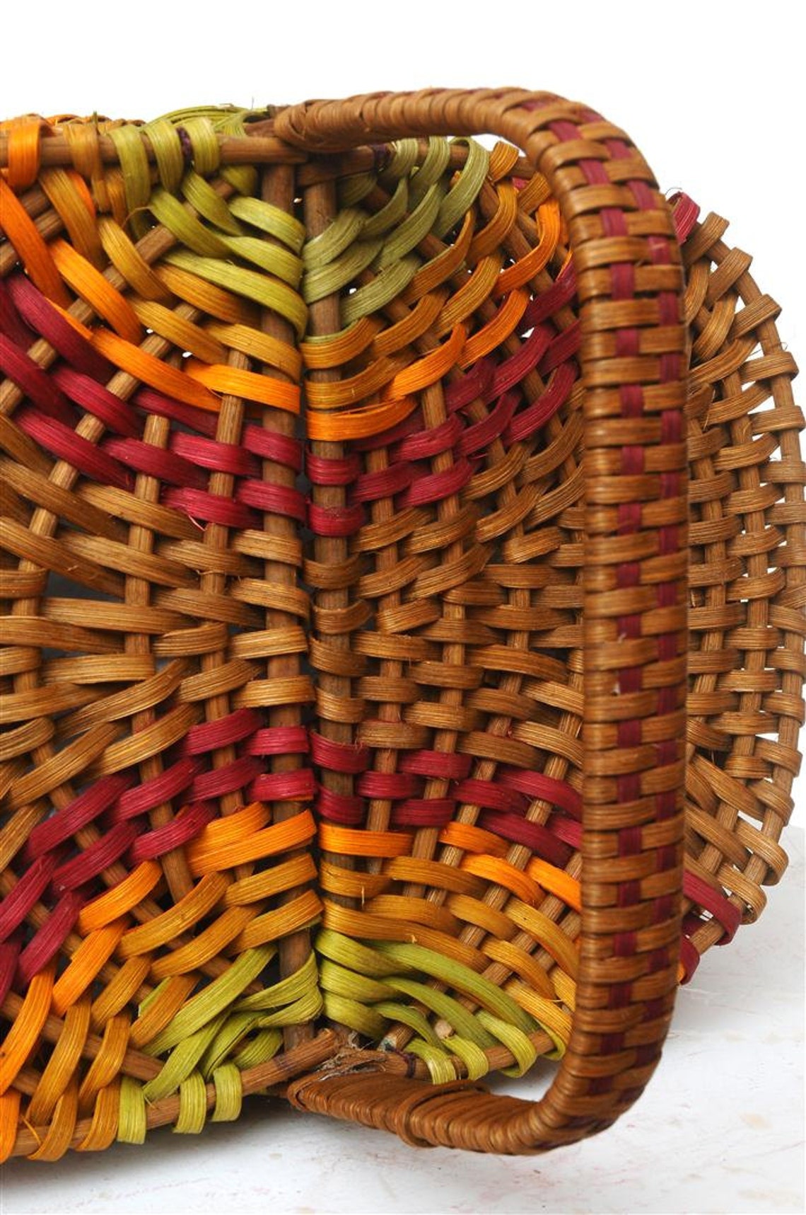 Small Picnic Basket Wicker Picnic Basket Personalized Picnic Etsy