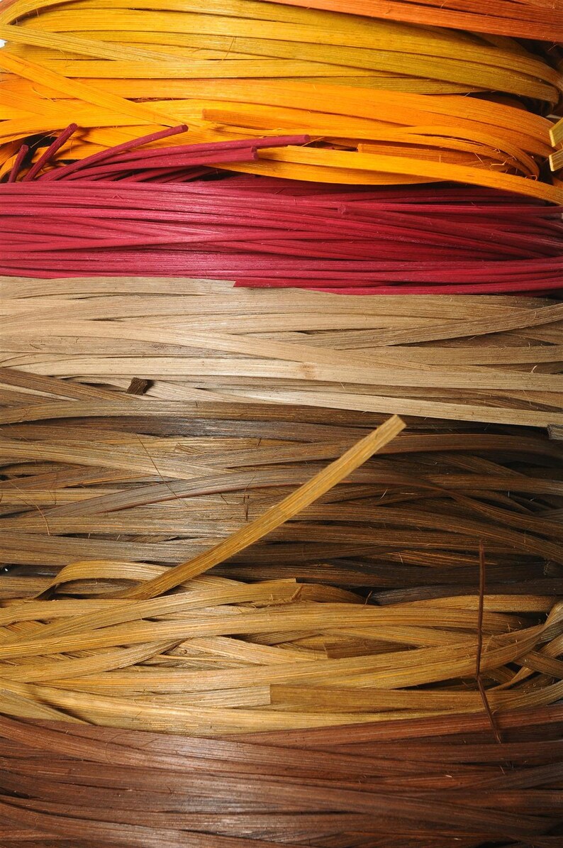 Materials for Basket Weaving Dyed Reed Round Flatflat Etsy