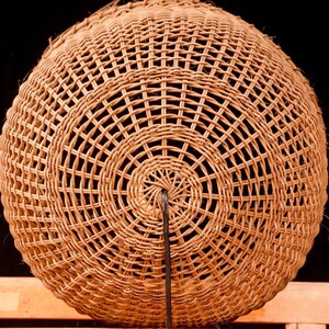 Woven Lampshade - handmade lighting, wicker lighting, custome order image 4