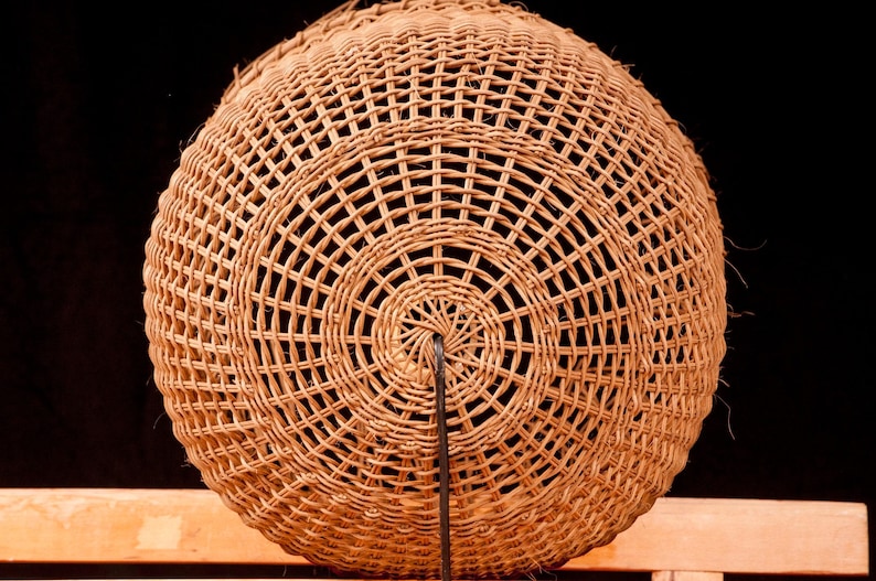 Woven Lampshade - handmade lighting, wicker lighting, custome order image 4
