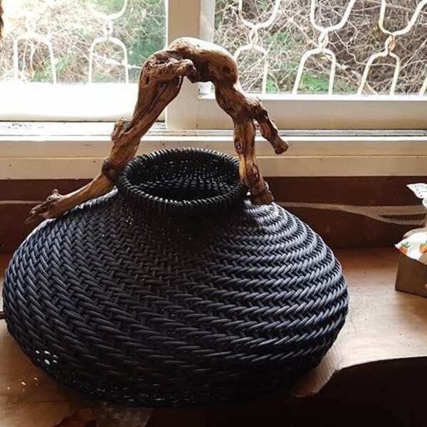 Hand Woven Baskets Etsy