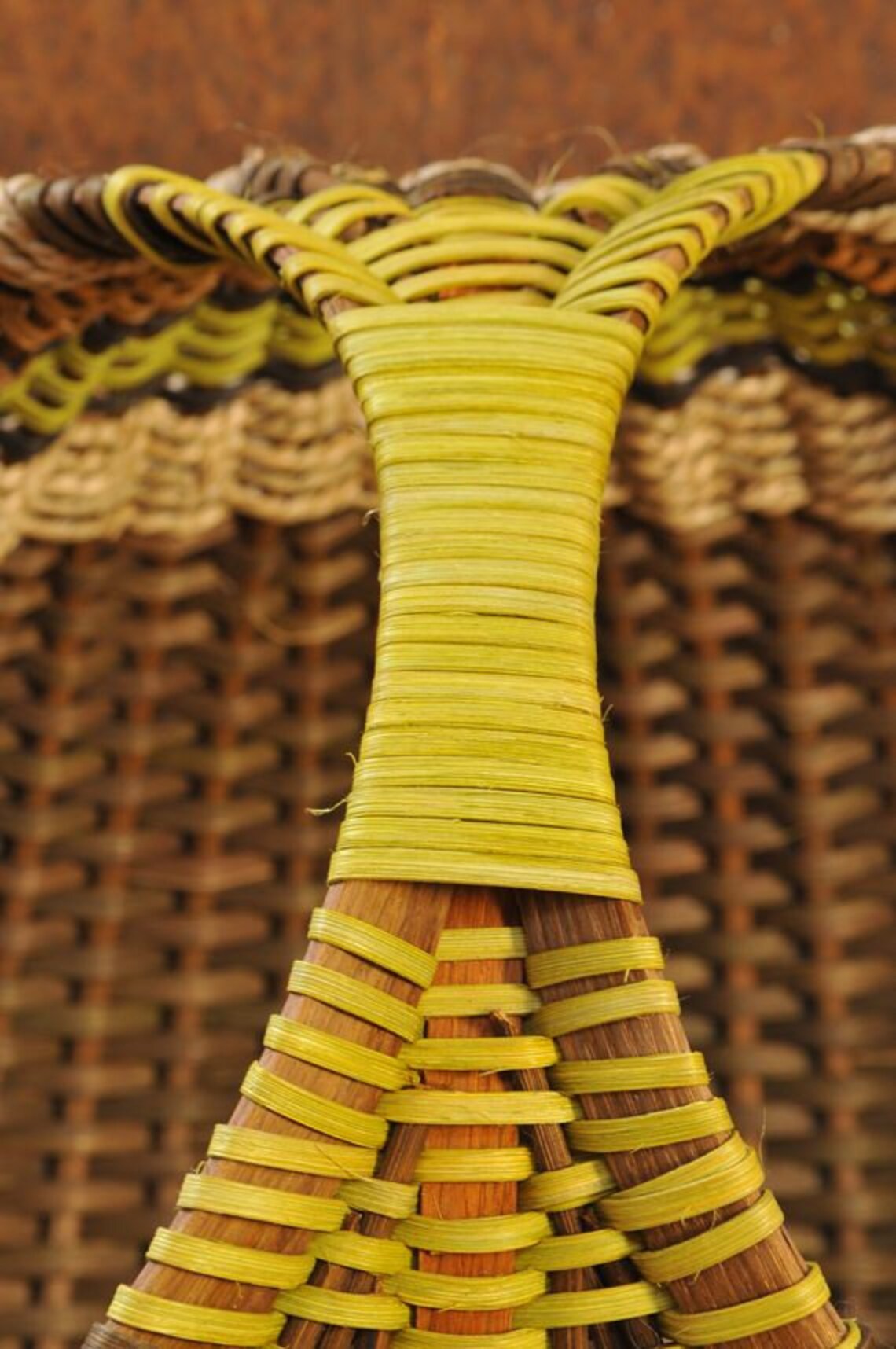 Hen Basket Medium Size ,gathering Basket, Hand Made Basket, Natural