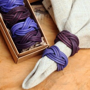 Napkin ring, Set Of 6 Napkin Rings, unique gift,Table decor, Woven napkin ring, kitchen, Napkin holder