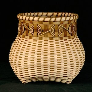 Modern Reed Basket, Hand Woven Basket, Vintage Woven Basket, Storage Basket, Unique Home Decor, New Home Gift
