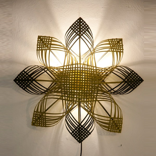 Shining Star - Wall Décor Lighting, Housewarming Gift, Cool  Colors