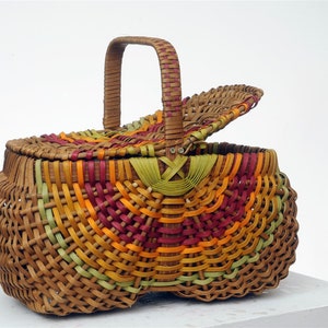 Small picnic basket, Wicker picnic basket, Personalized picnic basket, Gathering basket, Woven Basket, unique gift