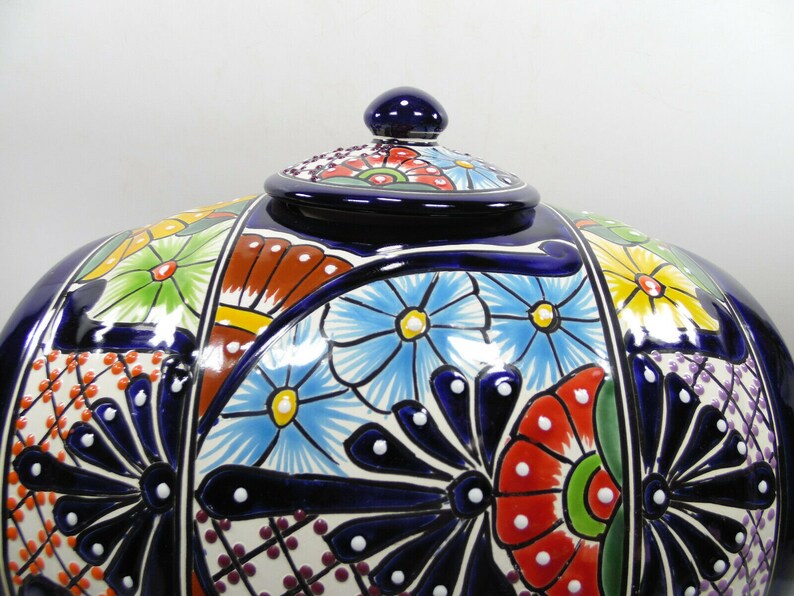 WATER CROCK Talavera Mexican pottery WATER dispenser glazed Etsy
