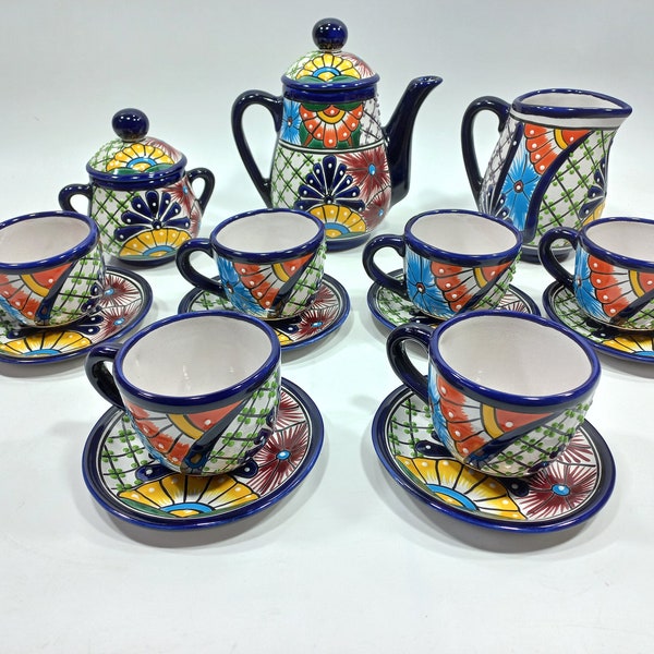Mexican Tea Set - Etsy
