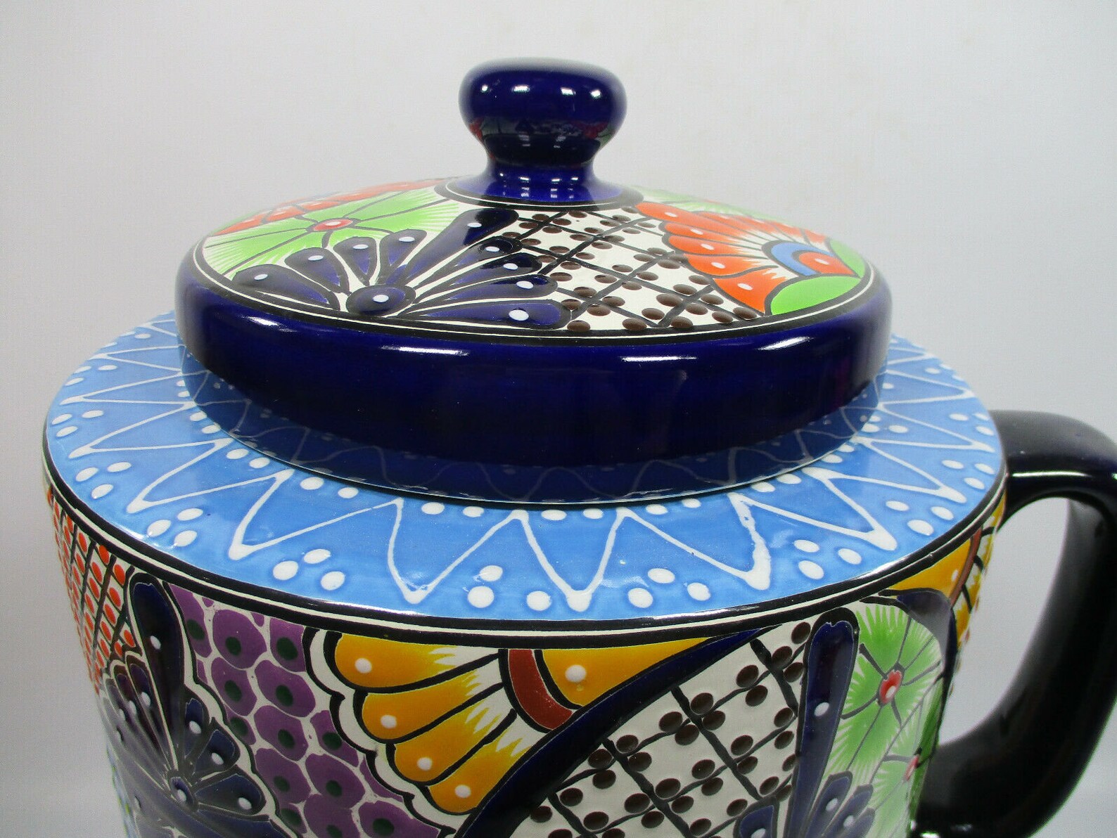 WATER CROCK Talavera Mexican pottery water dispenser glazed Etsy
