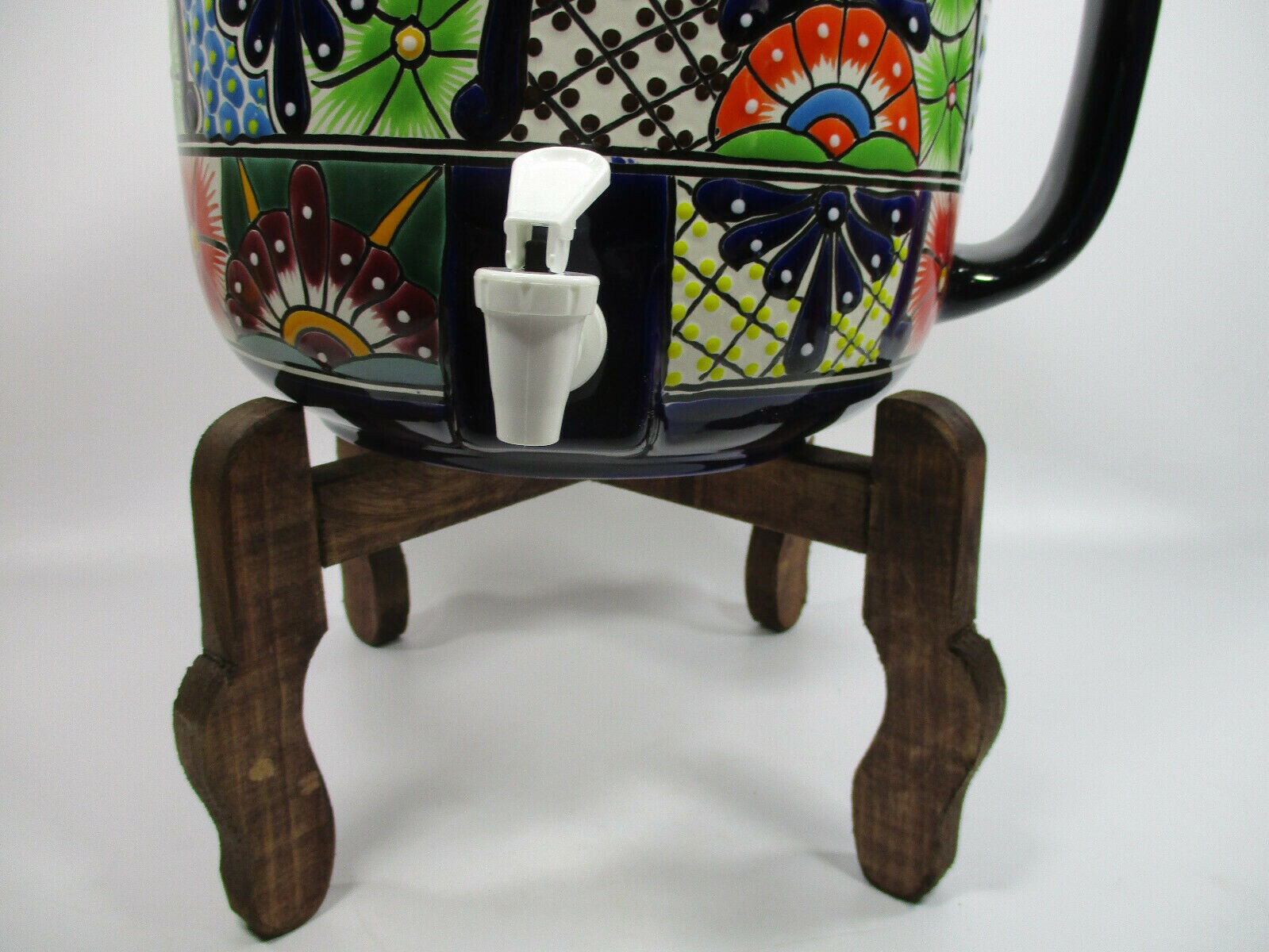 WATER CROCK Talavera Mexican pottery water dispenser glazed Etsy