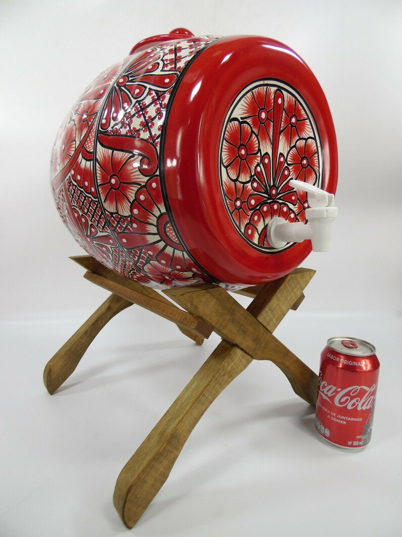 WATER CROCK Talavera Mexican Pottery WATER Dispenser Glazed Etsy
