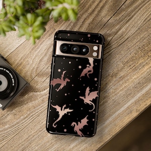 Google Pixel Tough Cases, Pixel 9, 8, 7 , 6 Pro, Onyx Storm, Fourth Wing, Iron Flame, Brave the Dark, Dragon Riders, Rebecca Yoros