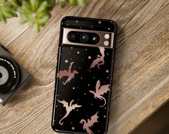 Google Pixel Tough Cases, Pixel 9, 8, 7 , 6 Pro, Onyx Storm, Fourth Wing, Iron Flame, Brave the Dark, Dragon Riders, Rebecca Yoros