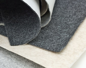 Eco felt 2 mm for caravans, campers, motorhomes, hobby, etc. Sold by the meter, 145 cm wide (optional self-adhesive)