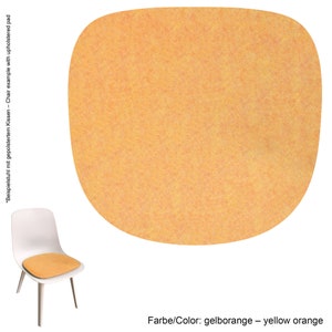 Eco felt pad 4 mm suitable for Ikea Odger chair - cushion unstitched