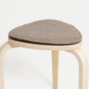 Padded eco felt cushion suitable for Ikea stool KYRRE