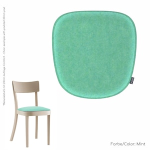 Padded eco felt cushion suitable for Horgenglarus - felt cushion vegan - fair